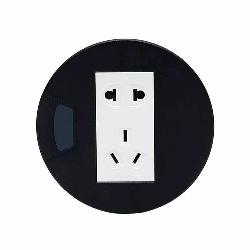 Socket Grommet Power ຕາຕະລາງກອງປະຊຸມທີ່ມີ USB